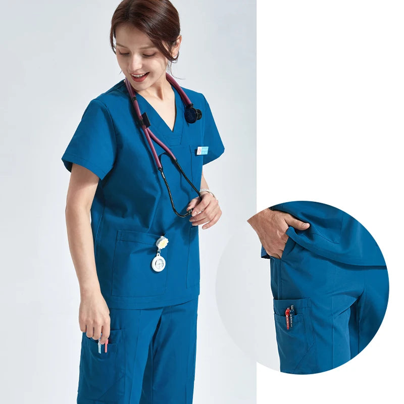 Purple Jam 10-Pocket Medical Surgical Scrubs