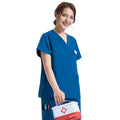 Purple Jam 10-Pocket Medical Surgical Scrubs