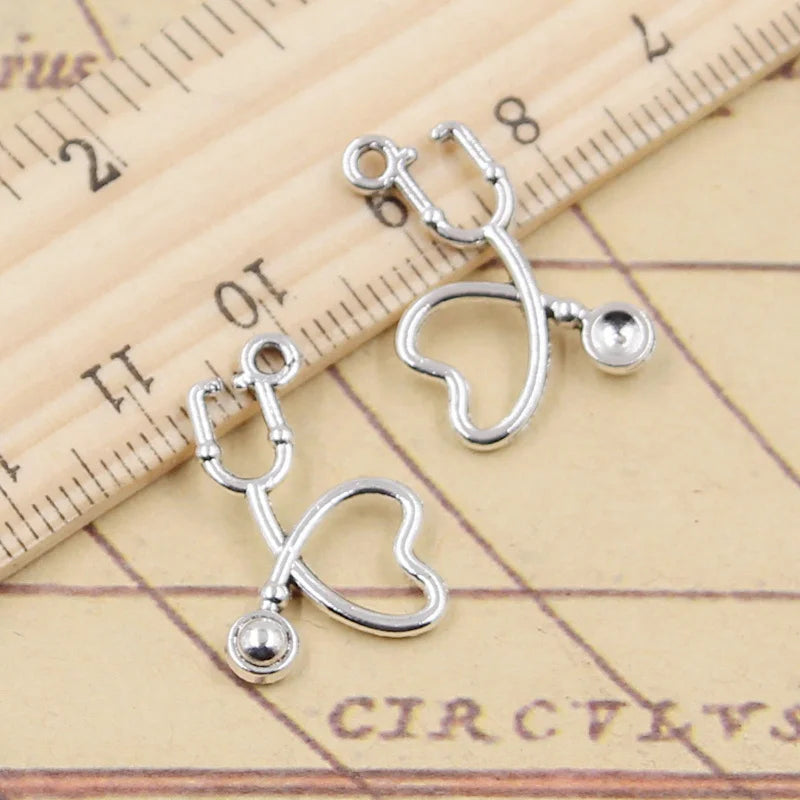 Stethoscope Charm Pendants for Nurses — DIY Jewelry & Accessory Making