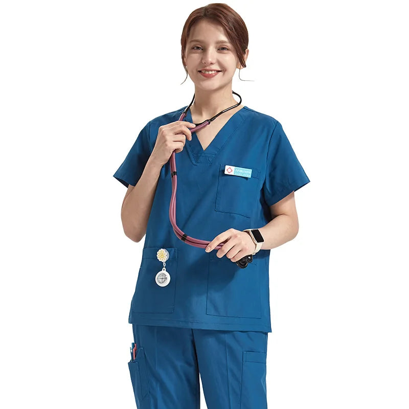 Purple Jam 10-Pocket Medical Surgical Scrubs