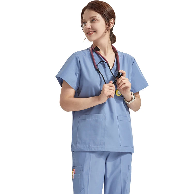 Purple Jam 10-Pocket Medical Surgical Scrubs