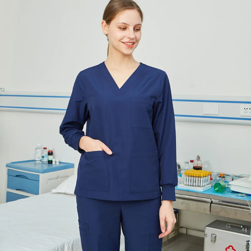 Purple Jam 10-Pocket Medical Surgical Scrubs