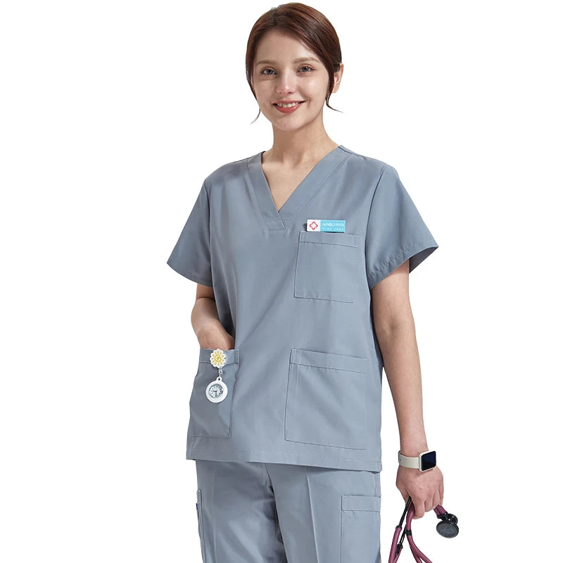 Purple Jam 10-Pocket Medical Surgical Scrubs