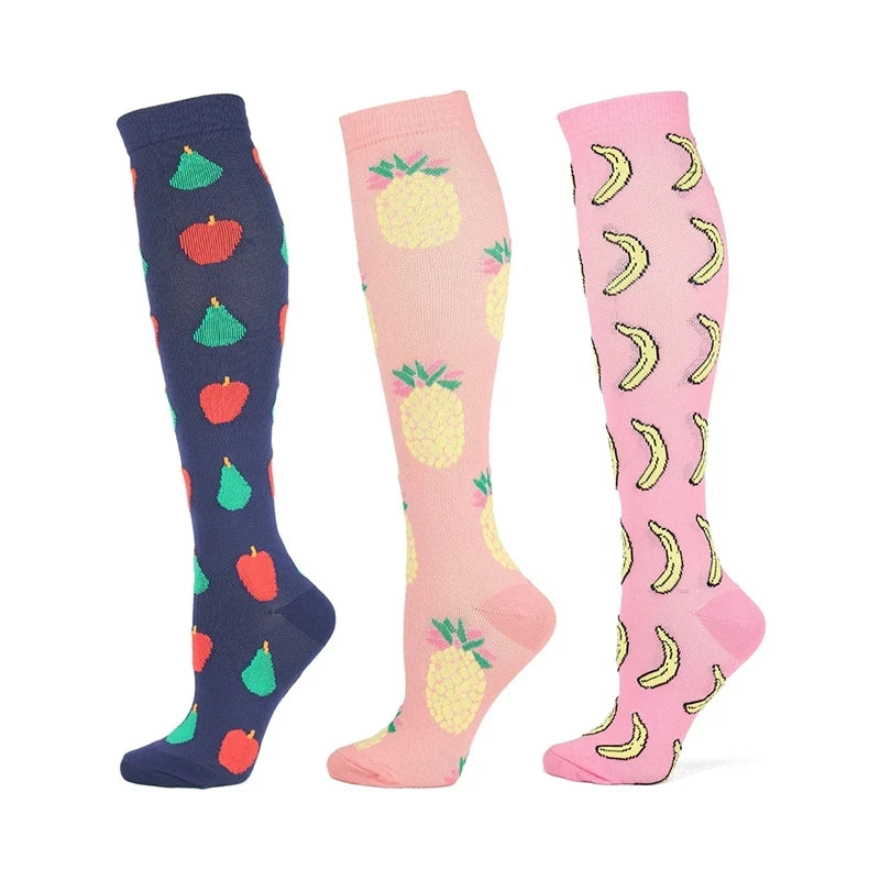 Compression Socks for Nurses & Athletes – 3, 5 or 6 Pairs