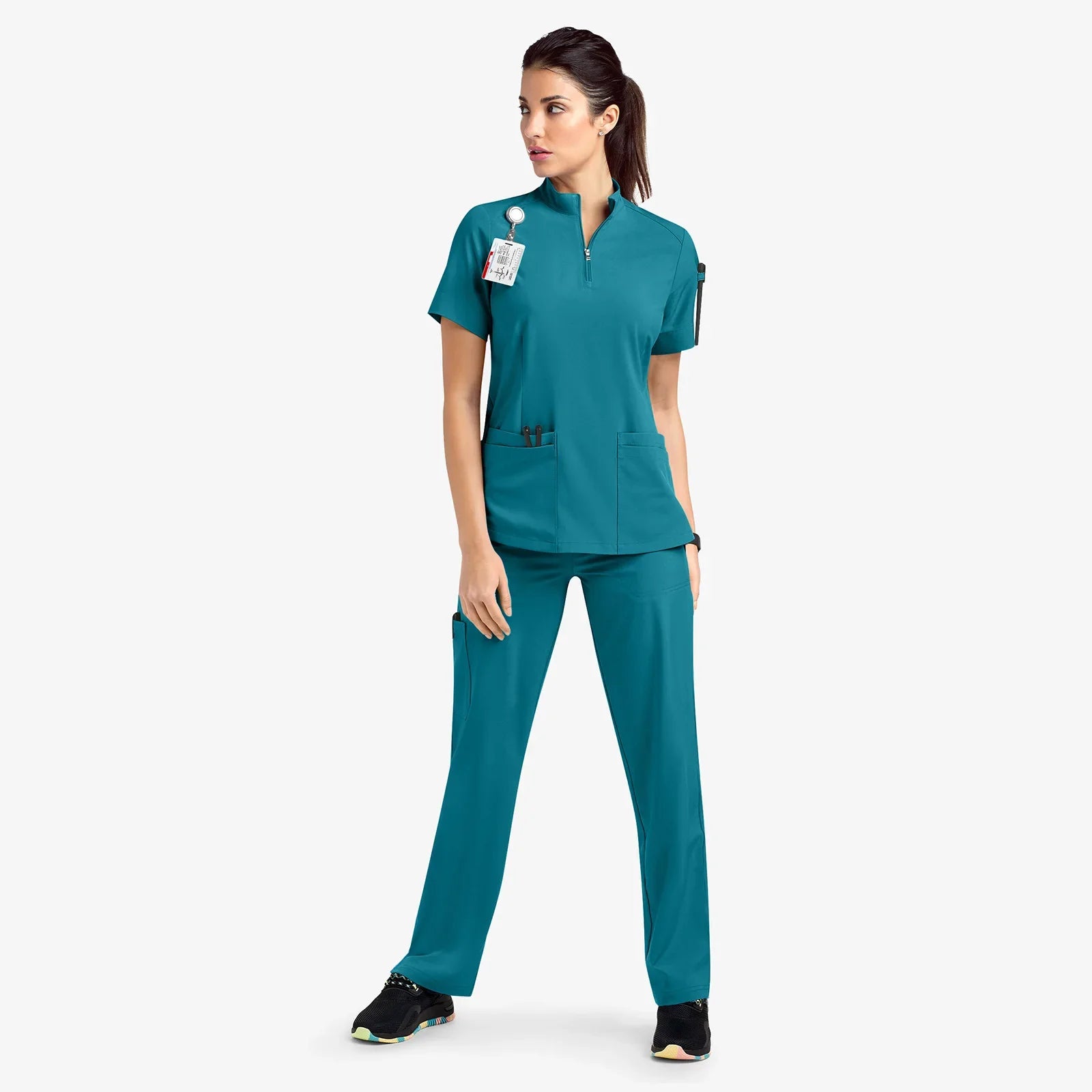Short Sleeve Medical Scrub Set – Hospital & Clinic Uniform