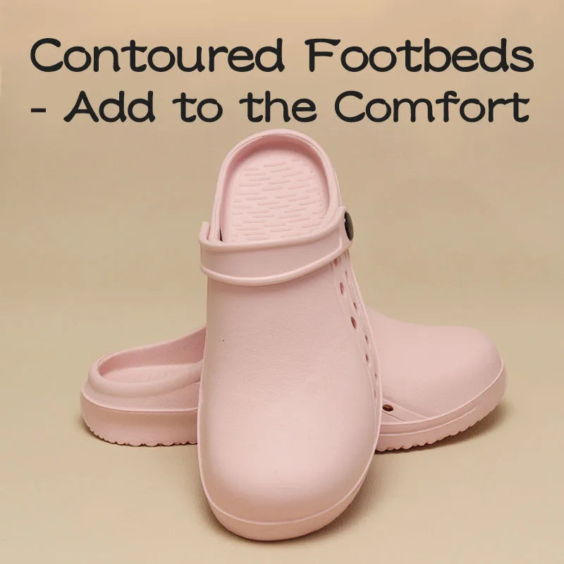Non-Slip Scrub Shoes — Soft Protective Clogs for Healthcare Workers