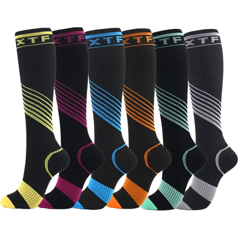Compression Socks for Nurses & Athletes – 3, 5 or 6 Pairs