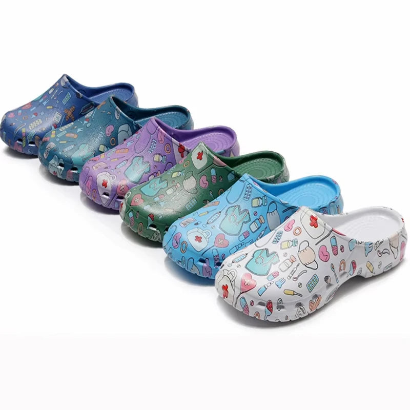 Non-Slip Nurse Clogs — EVA Medical Shoes for Women