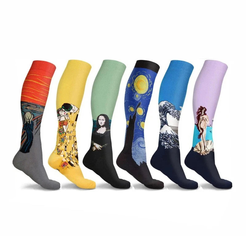 Compression Socks for Nurses & Athletes – 3, 5 or 6 Pairs