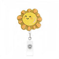 Glitter Acrylic Funny Quote Retractable Badge Reel — Nurse & Doctor ID Holder