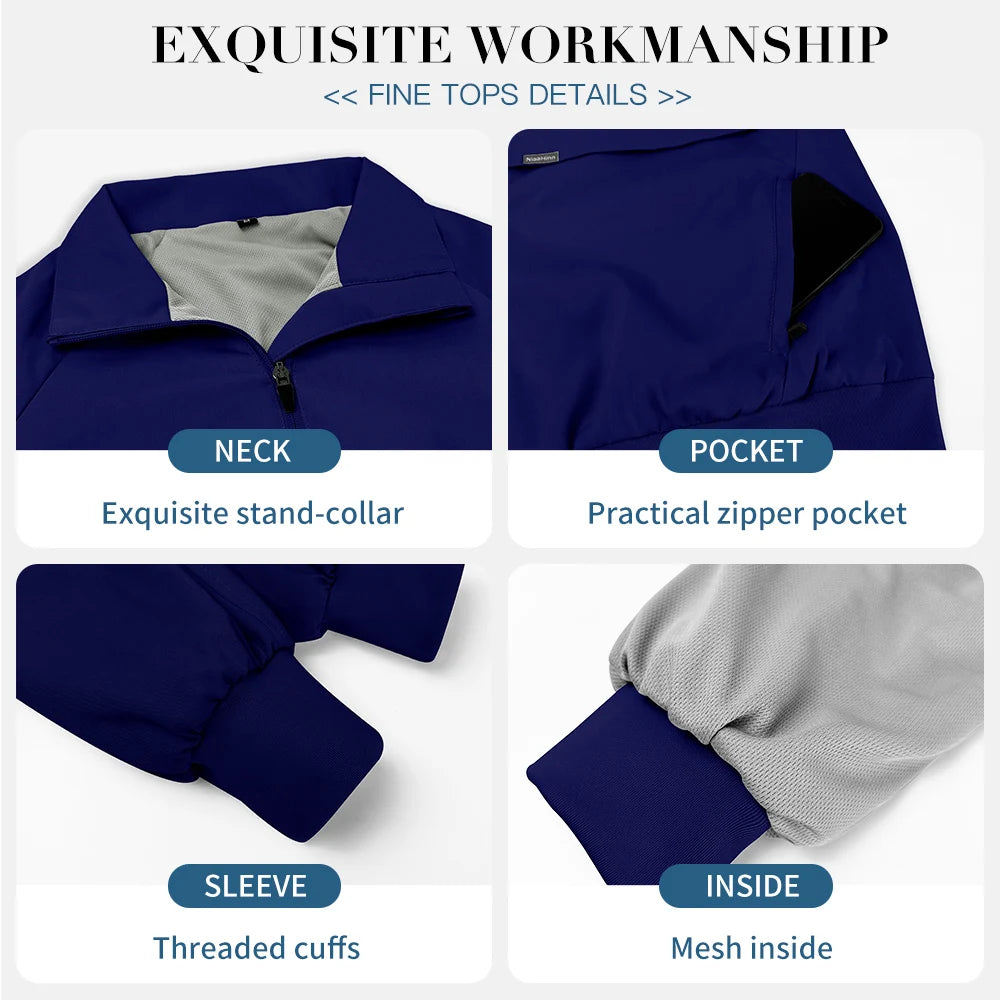 Clinical Lab Jacket – Nursing Medical Uniform Top for Women & Men