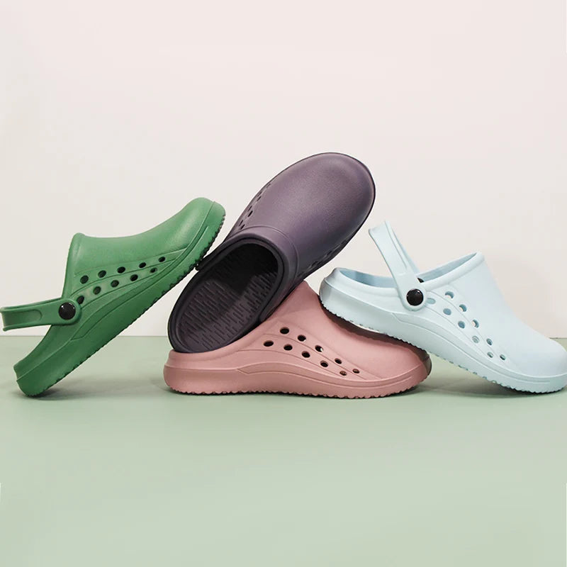 Lightweight Nurse Clogs — Non-Slip EVA Work Shoes for Women