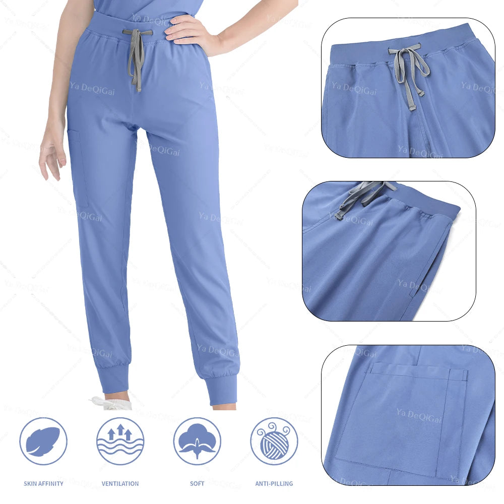 Pink Clinical Scrub Set – Women's Medical Uniform