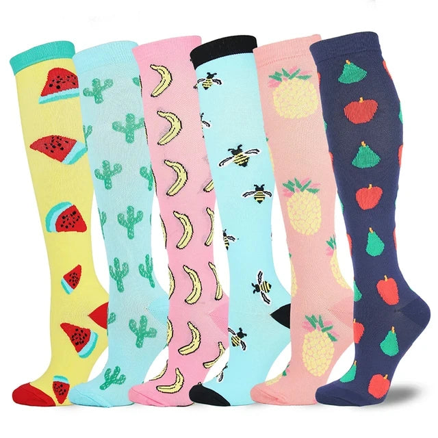 Compression Socks for Nurses & Athletes – 3, 5 or 6 Pairs