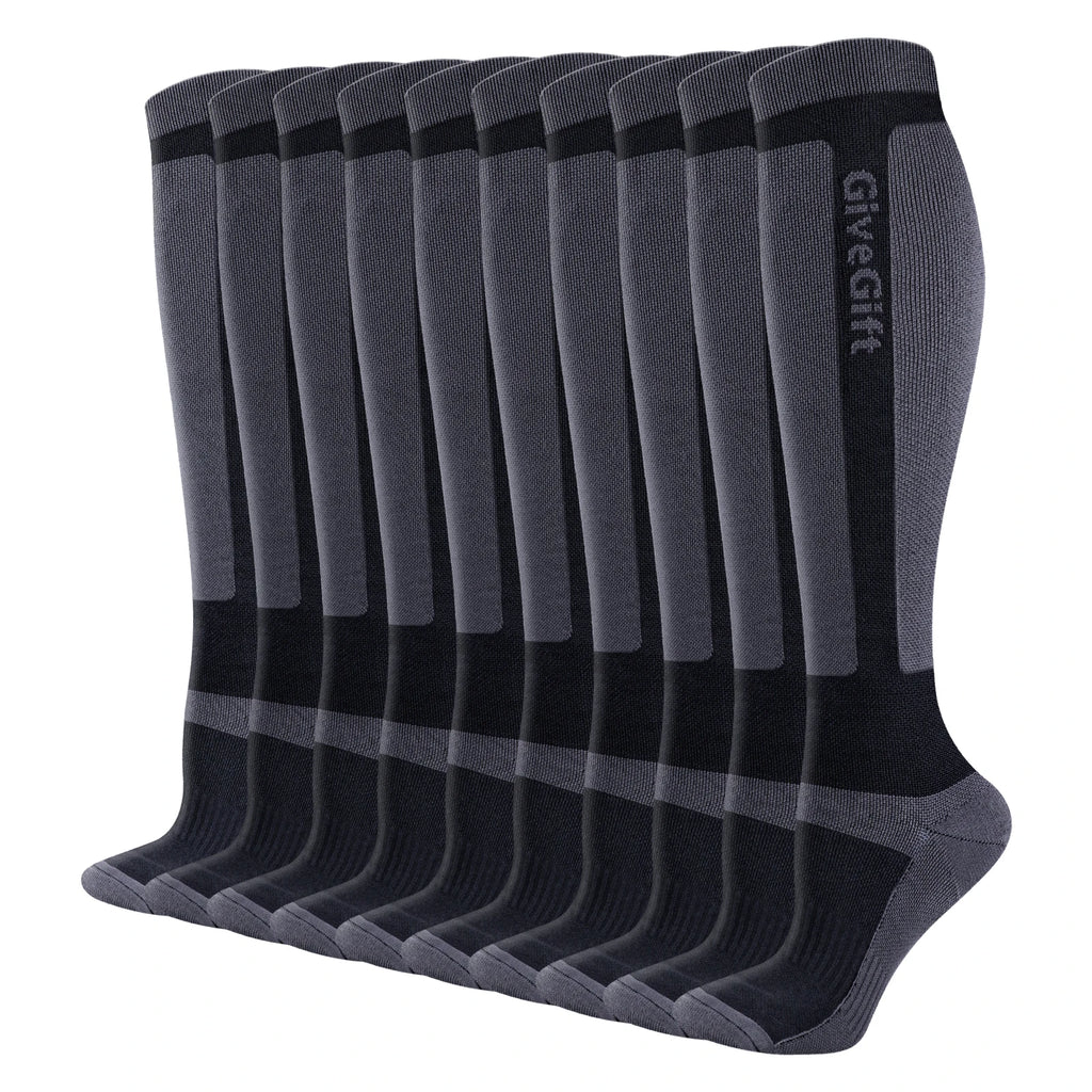 Men's Knee High Compression Socks – 5 Pairs
