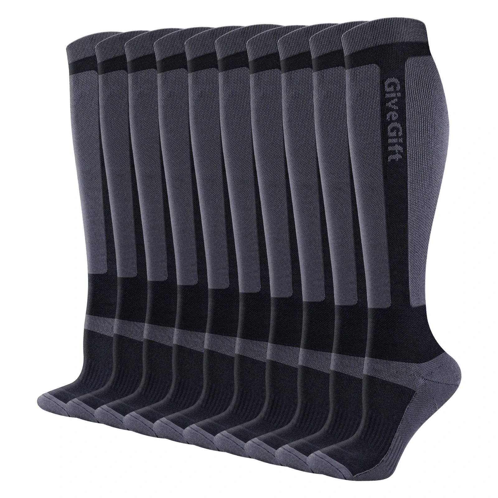 Men's Knee High Compression Socks – 5 Pairs