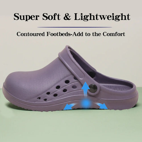 Lightweight Nurse Clogs — Non-Slip EVA Work Shoes for Women