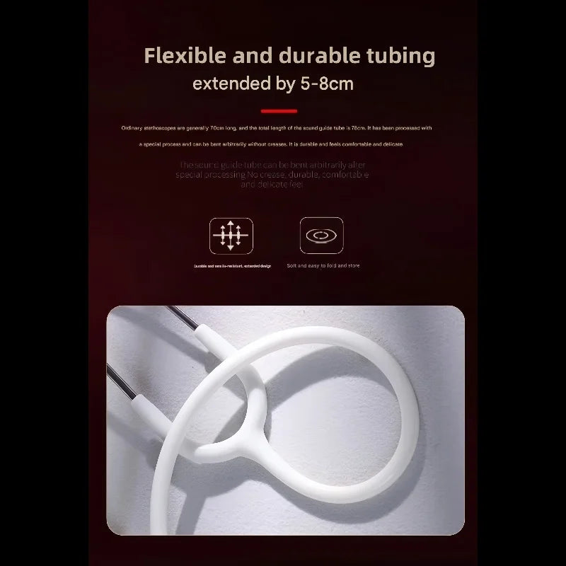 Spirit 625 Medical Single Head Stethoscope Cardiology Diagnostic Stethoscopes for Doctors Nurse EMT Students Adult Use