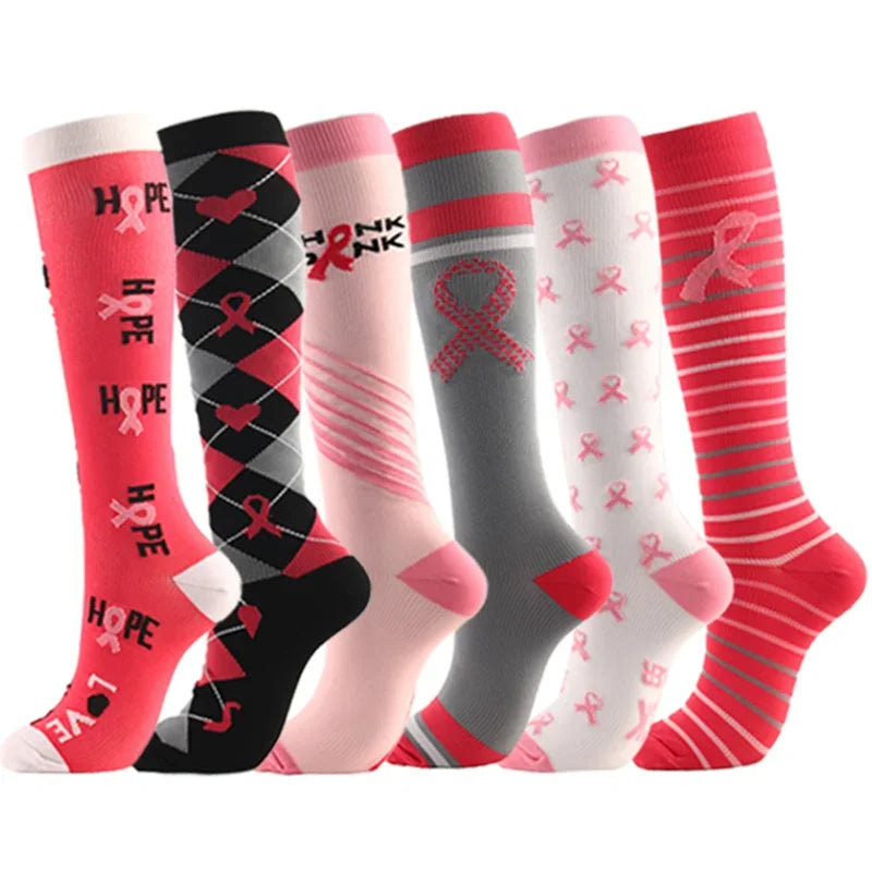 Compression Socks for Nurses & Athletes – 3, 5 or 6 Pairs