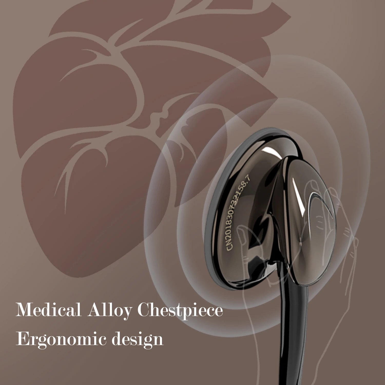 Medical Professional Stethoscope Single Head Stethoscope For Nurse Medical Cardiology Stethoscope Engrave Name Health Care