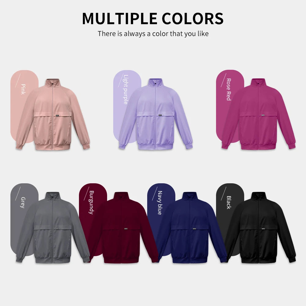 Surgical Scrub Jacket – Warm Medical Work Top for Women & Men