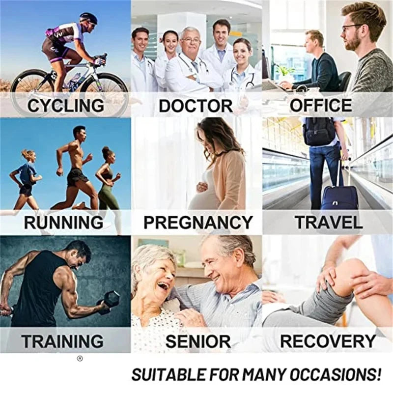 Compression Socks for Nurses & Athletes – 3, 5 or 6 Pairs