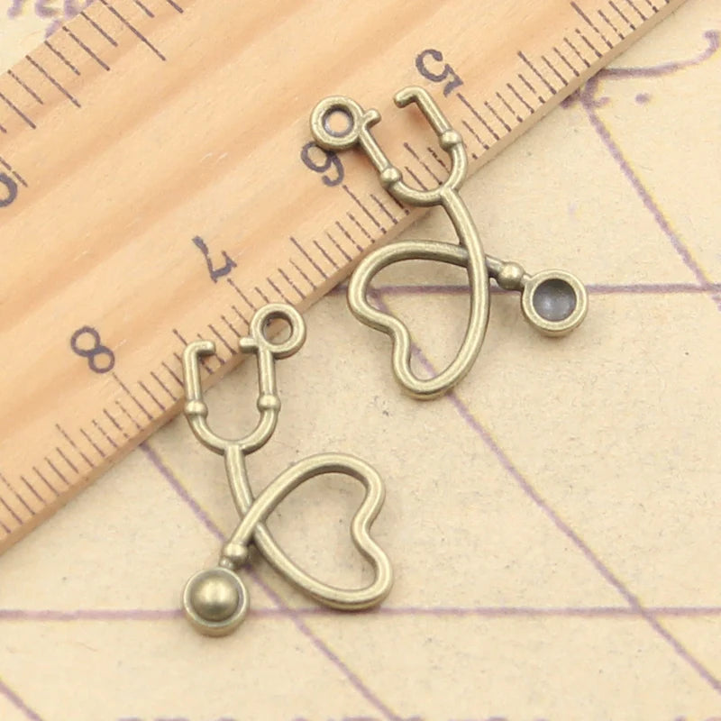 Stethoscope Charm Pendants for Nurses — DIY Jewelry & Accessory Making