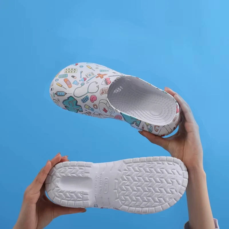 Non-Slip Nurse Clogs — EVA Medical Shoes for Women