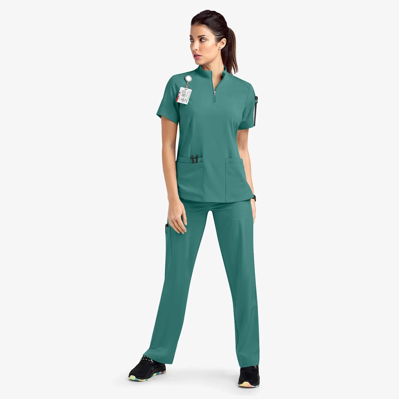 Short Sleeve Medical Scrub Set – Hospital & Clinic Uniform