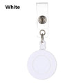 360° Rotation Retractable Nurse Badge Reel — ID Card Holder Clip