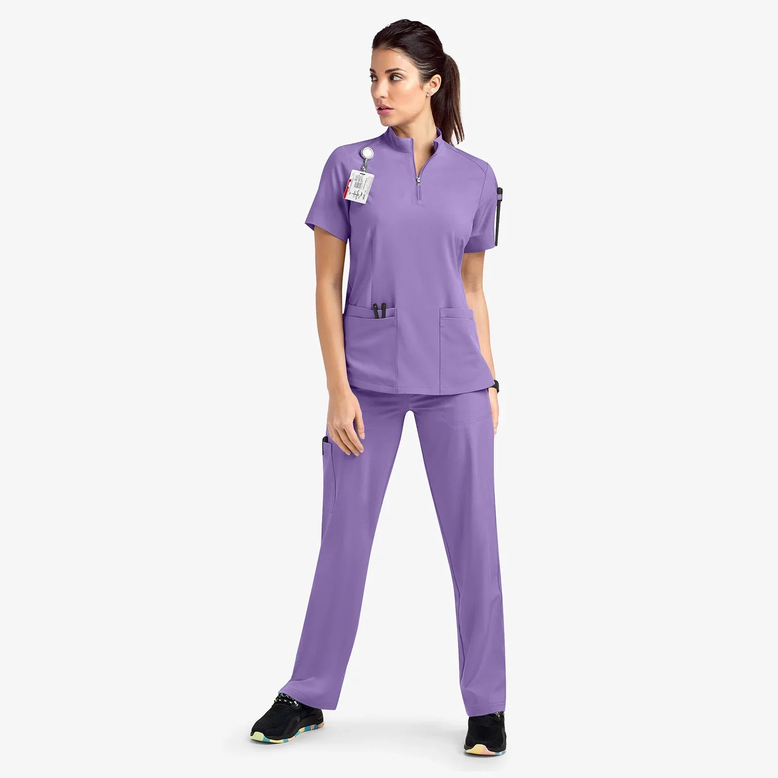 Short Sleeve Medical Scrub Set – Hospital & Clinic Uniform