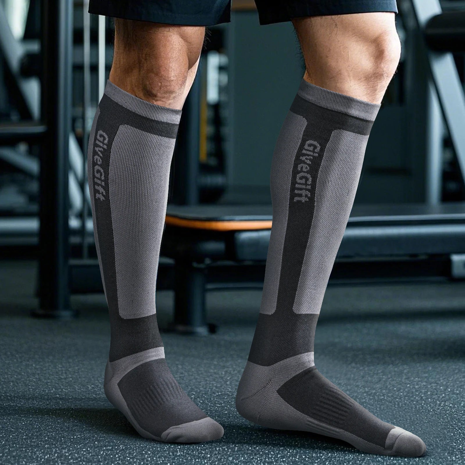 Men's Knee High Compression Socks – 5 Pairs