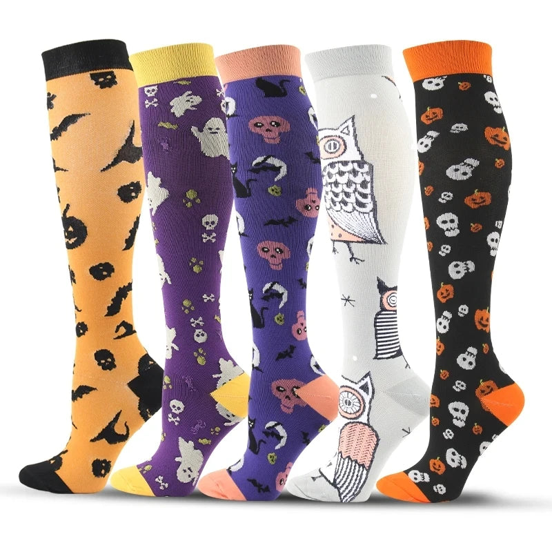 Compression Socks for Nurses & Athletes – 3, 5 or 6 Pairs
