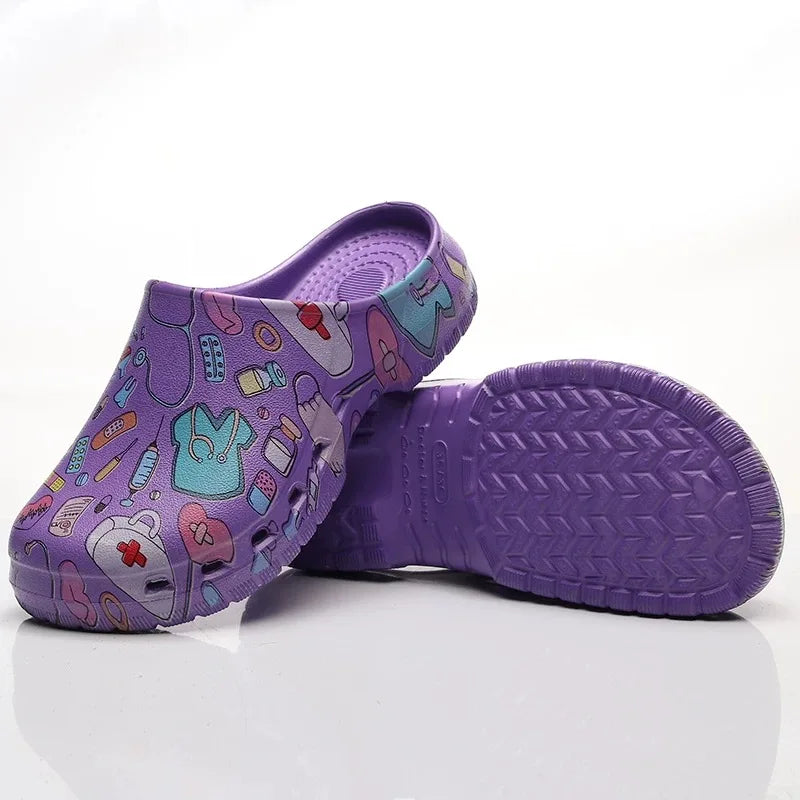 Non-Slip Nurse Clogs — EVA Medical Shoes for Women