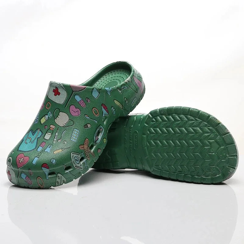 Non-Slip Nurse Clogs — EVA Medical Shoes for Women