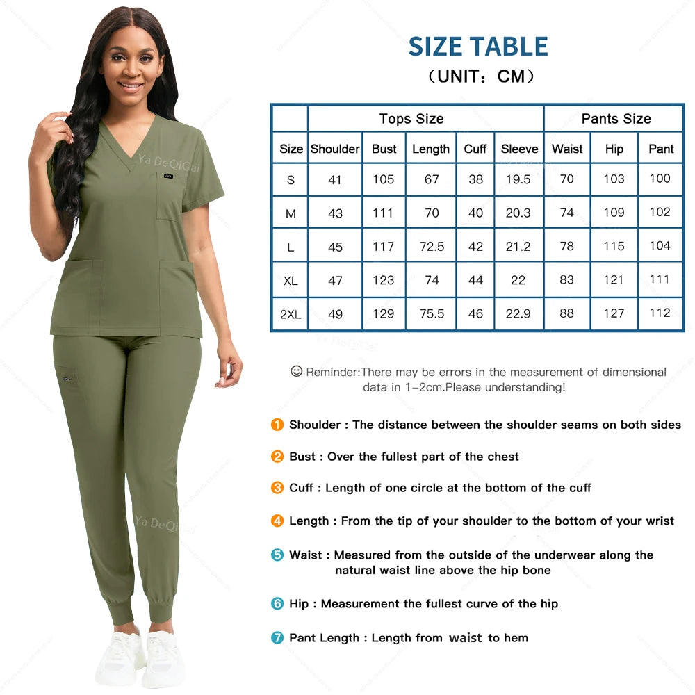 Stretch Scrubs Women Set – Nursing & Clinical Uniform